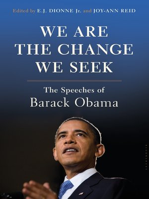 We Are the Change We Seek - ebook